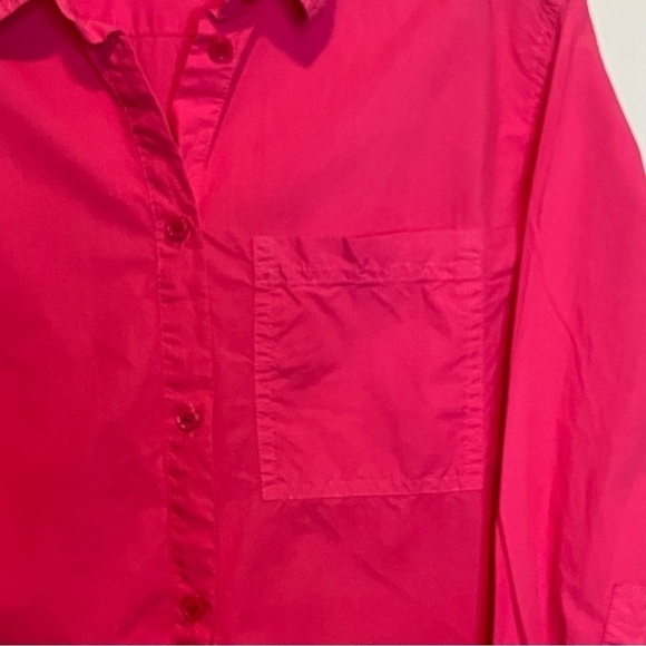 J. Crew, Pink, Button Down Long Sleeve Shirt, Size 2. - Picture 2 of 13